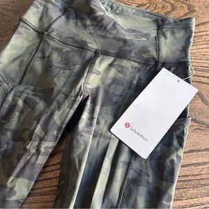Lululemon Yoga Camouflage High Rise Leggings
